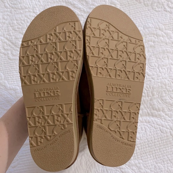 Australia Luxe Collective Nordic Shearling Short Boot Chestnut 7 7.5 38 - Picture 10 of 15